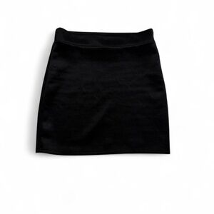 Topshop Black Fitted Mini Skirt